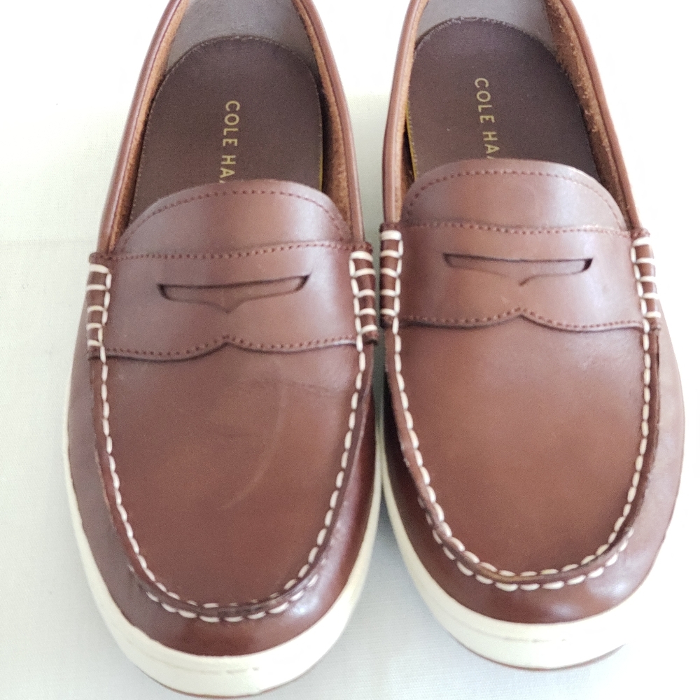 Cole Haan Leather Pinch Weekender Roadtrip Penny Loafer - Picture 2 of 8